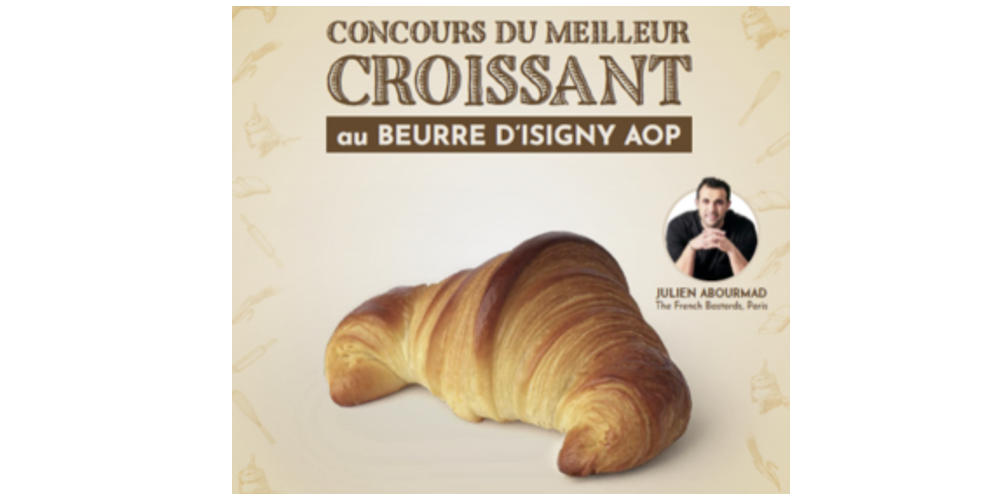 Logo Finale 2023 du concours du meilleur croissant au beurre d'Isigny