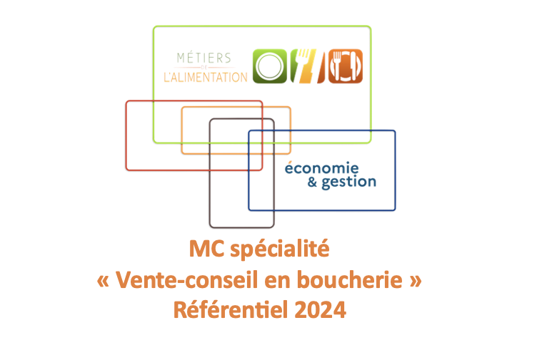 Logo MC spécialité « Vente-conseil en boucherie » - Référentiel 2024