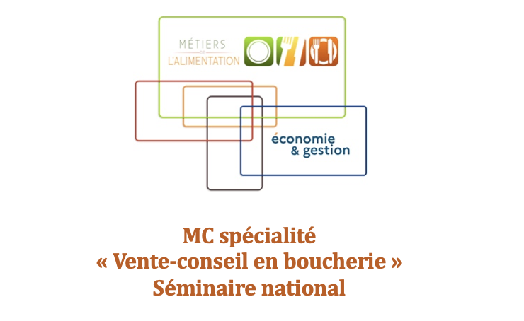 Logo MC spécialité « Vente-conseil en boucherie » - Séminaire national Février 2024