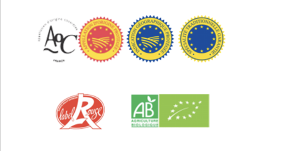Logo Cartes de France des signes de qualité - Tous produits