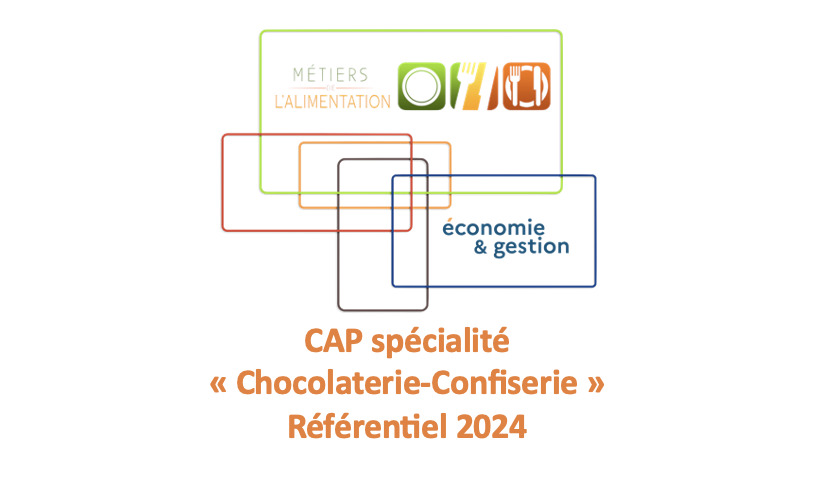 Logo CAP spécialité « Chocolaterie-Confiserie » - Référentiel 2024