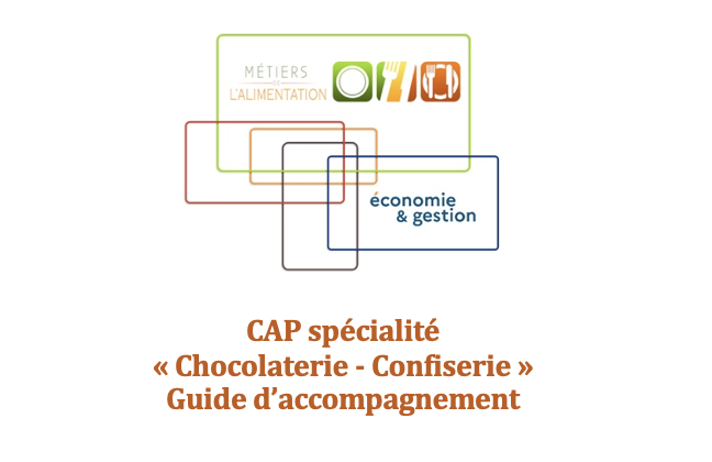 Logo CAP spécialité « Chocolaterie - Confiserie » - Guide d'accompagnement et grilles
