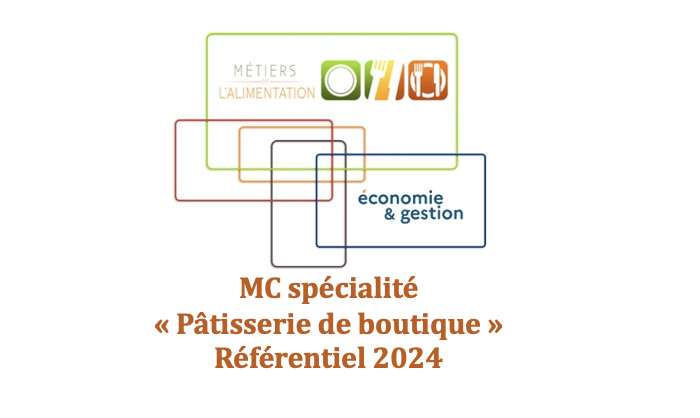Logo Mention complémentaire de niveau 3 Spécialité « Pâtisserie de boutique » - Référentiel 2024