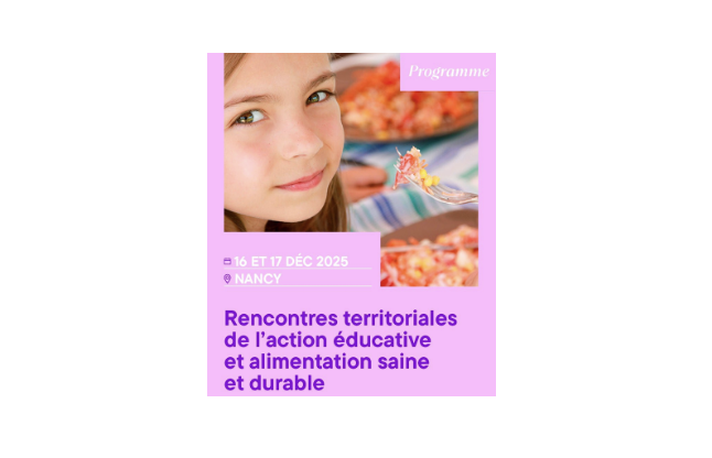 Logo Rencontres territoriales de l'action éducative & de l'alimentation saine et durable