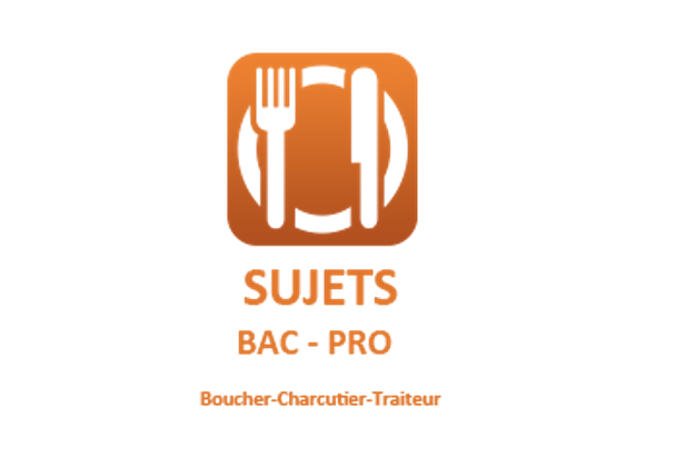 Logo Bac Pro Boucher Charcutier Traiteur. Session 2025